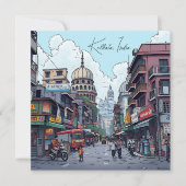 Illustratie van Kolkata, India (Voorkant)