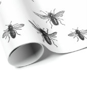 Illustratie van koninginnen en bijen cadeaupapier (Rol Hoek)