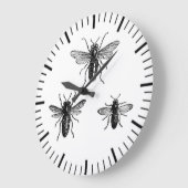 Illustratie van  koninginnen en bijen grote klok (Hoek)