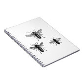 Illustratie van  koninginnen en bijen notitieboek (Rechterzijde)