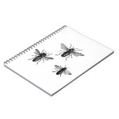 Illustratie van  koninginnen en bijen notitieboek (Linkerzijde)