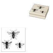 Illustratie van koninginnen en bijen rubberstempel (Gestempeld)