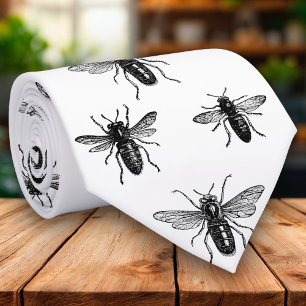 Illustratie van koninginnen en bijen stropdas