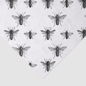 Illustratie van koninginnen en bijen tissuepapier (Detail)