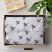 Illustratie van koninginnen en bijen tissuepapier (Geschenk)