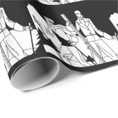 illustratie van kunstschildluiers cadeaupapier (Rol Hoek)