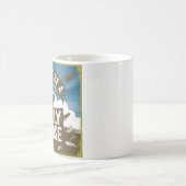 Illustratie van kunstwerken Wees geen Gekke gans Koffiemok (Center)