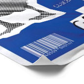 Illustratie van kunstwerken Wees geen Gekke gans Poster (Hoek)