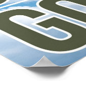 Illustratie van kunstwerken Wees geen Gekke gans Poster (Hoek)