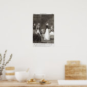 illustratie van "La Famille Elliot" Poster (Keuken)