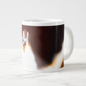 Illustratie van lancering van spaceshuttle grote koffiekop (Voorkant rechts)