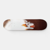 Illustratie van lancering van spaceshuttle persoonlijk skateboard (Horizontaal)
