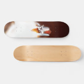 Illustratie van lancering van spaceshuttle persoonlijk skateboard (Horizontaal)