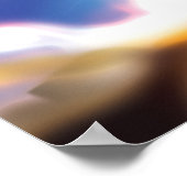 Illustratie van lancering van spaceshuttle poster (Hoek)
