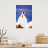 Illustratie van lancering van spaceshuttle poster (Keuken)