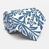  illustratie van Larkspur in blauw Stropdas (Opgerold)