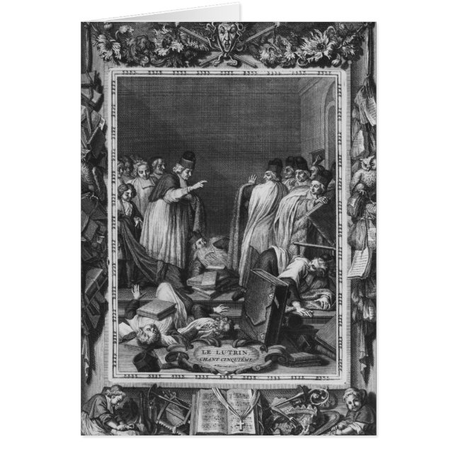 Illustratie van "Le Lutrin" door Nicolas (Voorkant)