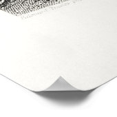  illustratie van leeuw poster (Hoek)