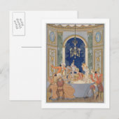 Illustratie van "Les Liaisons Dangereuses" door Pi Briefkaart (Voorkant / Achterkant)