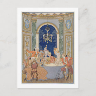 Illustratie van "Les Liaisons Dangereuses" door Pi Briefkaart