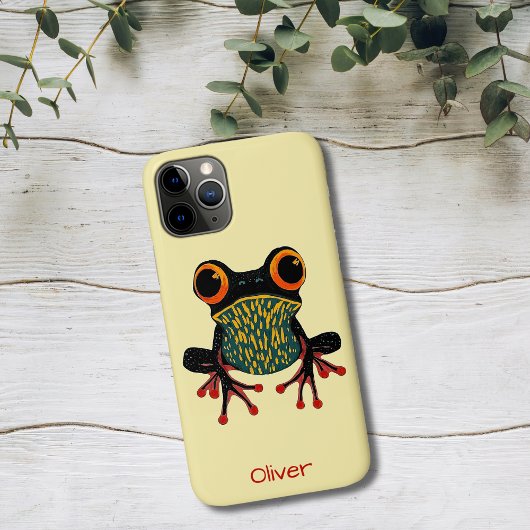 Illustratie van levendige boomkikker Case-Mate iPhone case