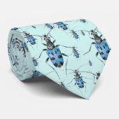  illustratie van marchingblauwe balken stropdas (Opgerold)