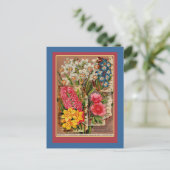 Illustratie van Mayflower Seed Packet  Briefkaart (Staand voorkant)