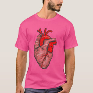 Illustratie van medische anatomie Menselijke hartA T-shirt