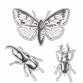  illustratie van mot/bugs - griezelig sticker (Voorkant)