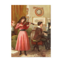 Illustratie van muziek op thuisbasis 