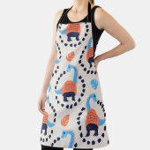  illustratie van naadloos patroon met een di schort (Insitu)