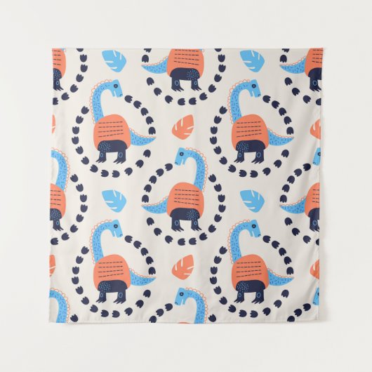  illustratie van naadloos patroon met een di wandkleed (Voorkant)