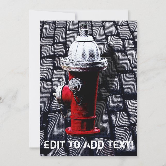 Illustratie van New York Fire Hydrant (Voorkant)