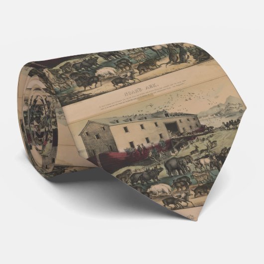  illustratie van Noahs Ark (1907) Stropdas (Opgerold)