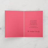 Illustratie van Notenkraker Christmas Aqua Folie Feestdagenkaart (Binnenlaag)