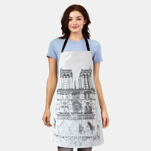 Illustratie van Notre Dame de Paris Schort