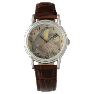 illustratie van Nuthatch Horloge