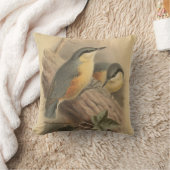 illustratie van Nuthatch Kussen (Deken)