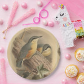  illustratie van Nuthatch Papieren Bordje (Feest)