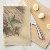  illustratie van Nuthatch Theedoek (Quarter Fold)