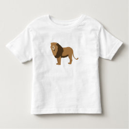 Illustratie van oerwoud Lion Animal Kinder Shirts