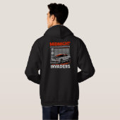 Illustratie van Oranje Mk4 Supra-auto Hoodie (Achterkant volledig)