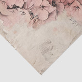 Illustratie van Oude Hortensia op Perkamentpapier Tissuepapier (Detail)