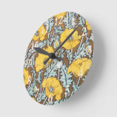 Illustratie van papaver ronde klok (Hoek)