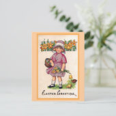 Illustratie van Pasen van de Groeten van Pasen de Feestdagenkaart (Staand voorkant)