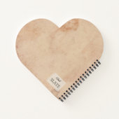  illustratie van perziken notitieboek (Achterkant)