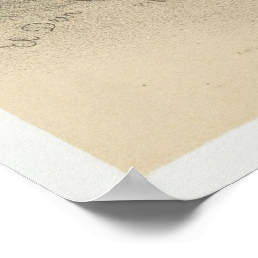  illustratie van Petra (1849) 2 Poster (Hoek)