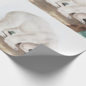 Illustratie van poolBeer (Ursus maritimus) Cadeaupapier (Hoek)