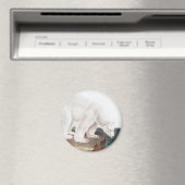 Illustratie van poolBeer (Ursus maritimus) Magneet (Insitu (Vaatwasser))