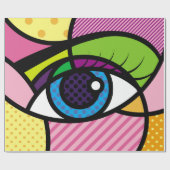 Illustratie van pop ART-ogen.art, pop, oog, grafis Cadeaupapier (Vlak)